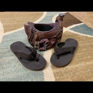 Rainbow Flip Flops. Smoke free home.